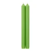 Straight Taper 10" Candles in Spring Green - 2 Candles Per Package, 3 Packages Included