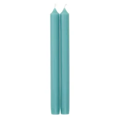 Straight Taper 10" Candles in Turquoise - 2 Candles Per Package