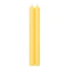 Straight Taper 10" Candles in Yellow - 2 Candles Per Package