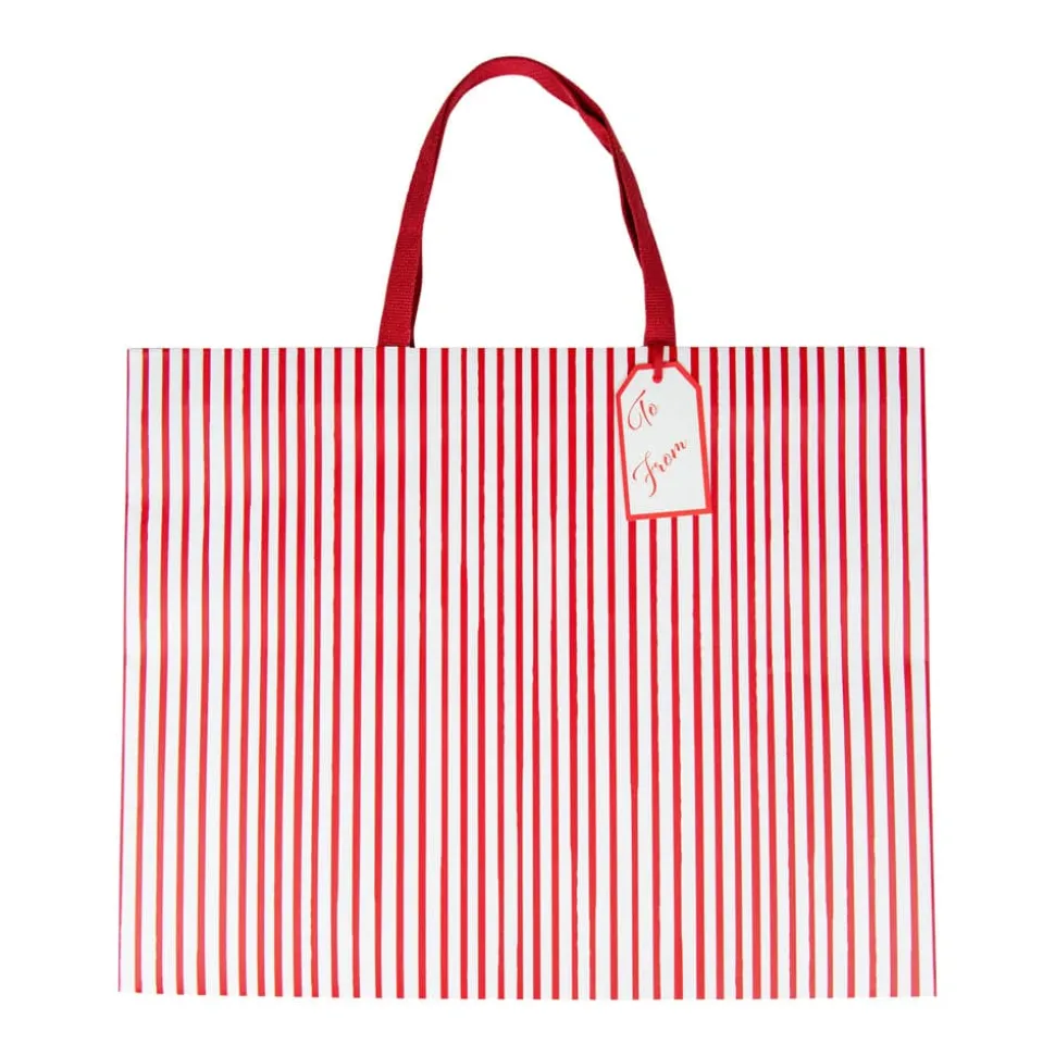 Stripes For Days Red & White Gift Bags - 1 Each