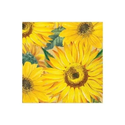 Sunflowers Boxed Paper Cocktail Napkins - 40 Per Box