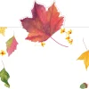 Swirling Leaves White Place Cards - includes 8 Place Cards