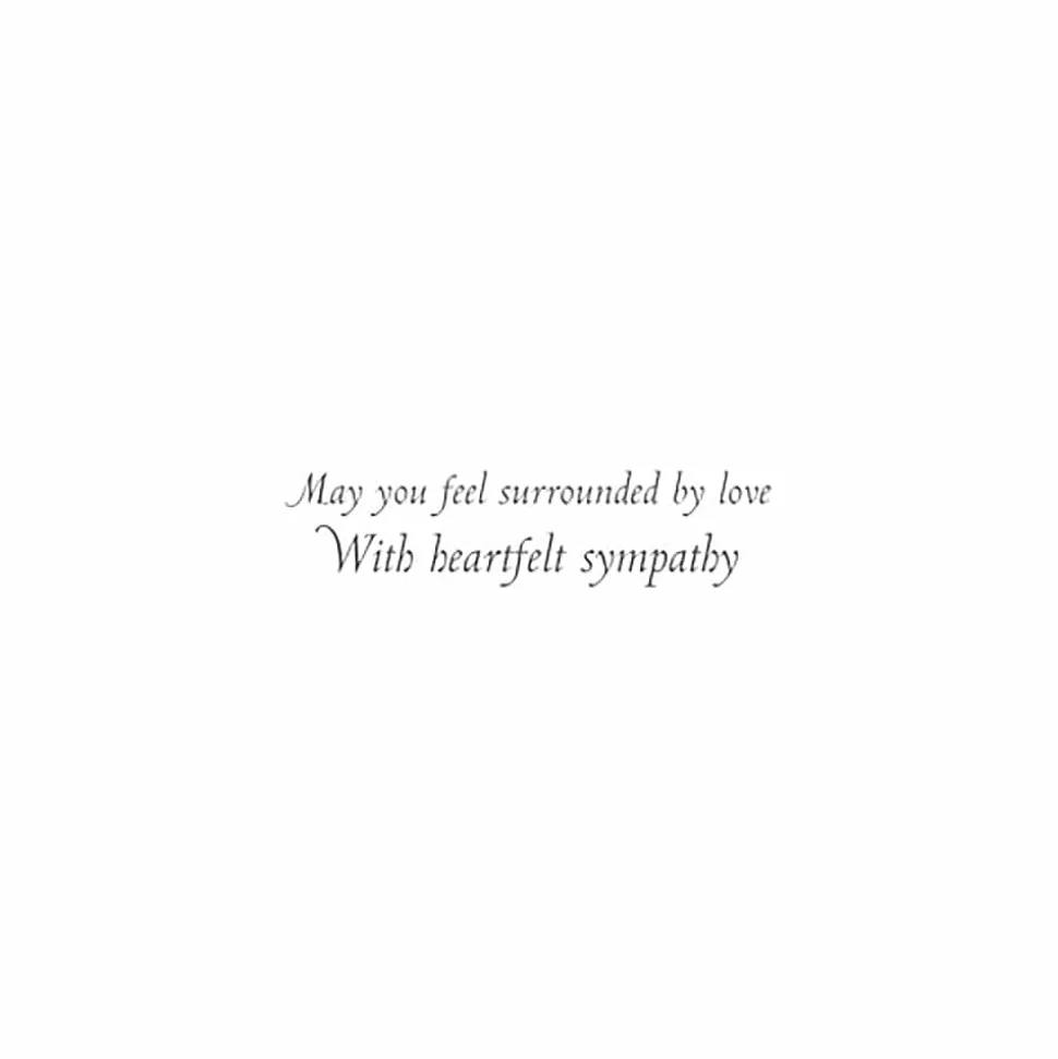 Sympathy - Set Of Six Greeting Cards And Envelopes