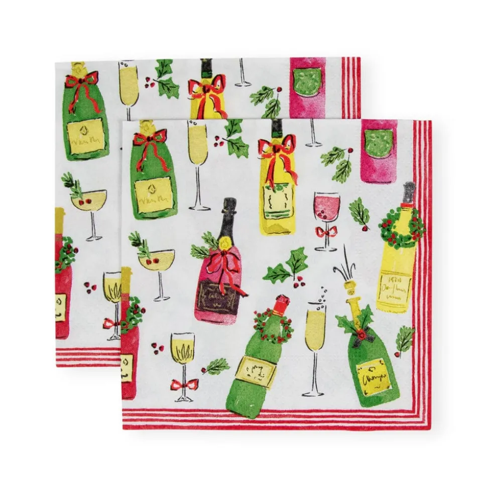 Tipsy And Toasty Cocktail Napkins - 20 Per Package