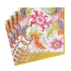Tobacco Leaf Paper Cocktail Napkins in Ivory - 20 Per Package