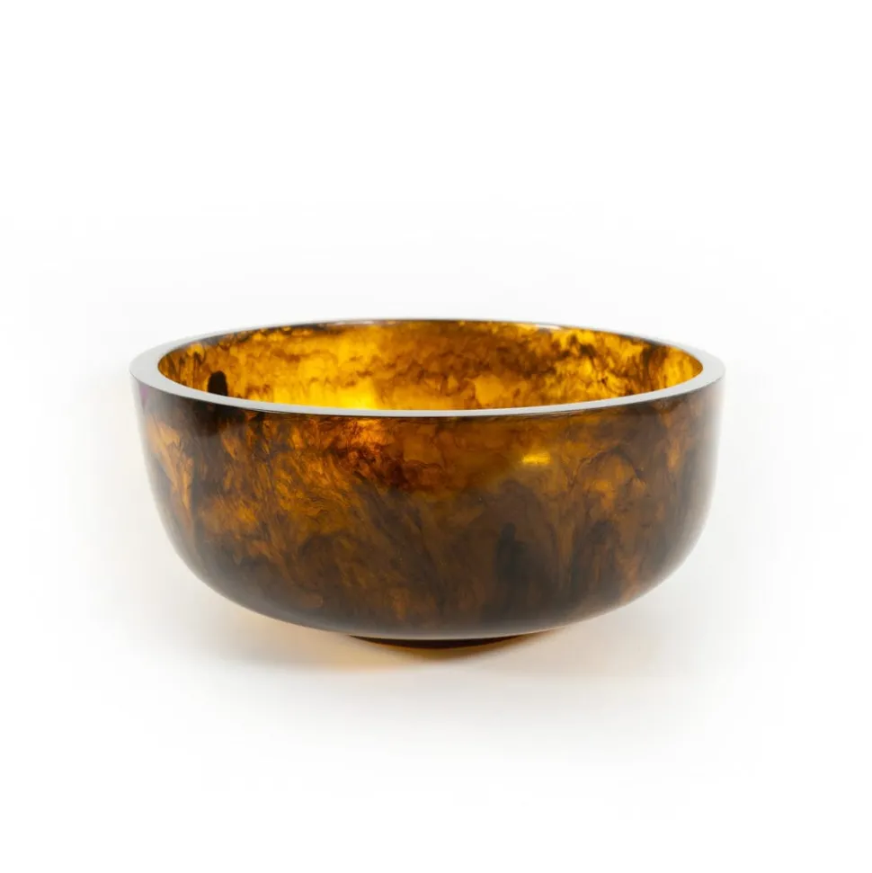 Tortoise Large Resin Bowl