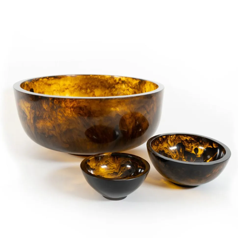 Tortoise Large Resin Bowl