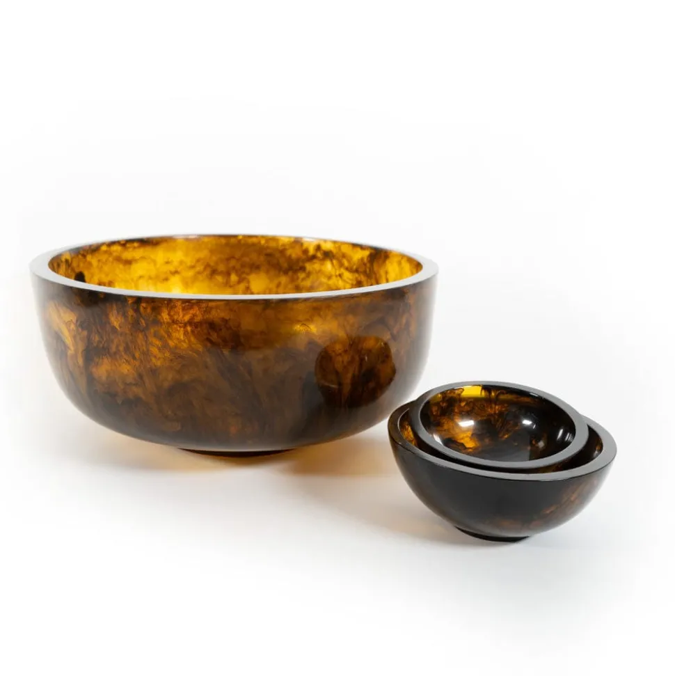 Tortoise Large Resin Bowl