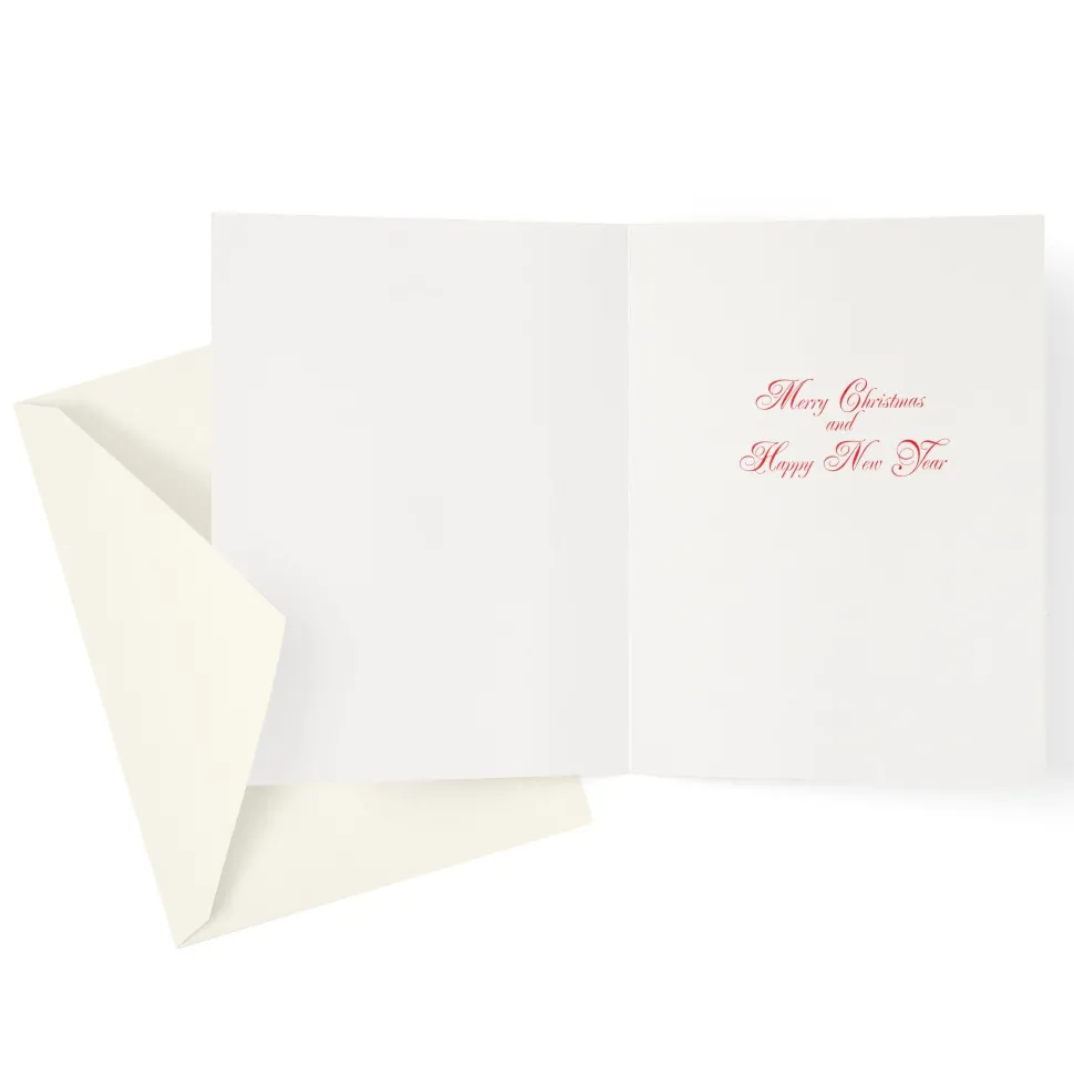 Traditional Santa Large Boxed Christmas Cards - includes 15 cards & envelopes