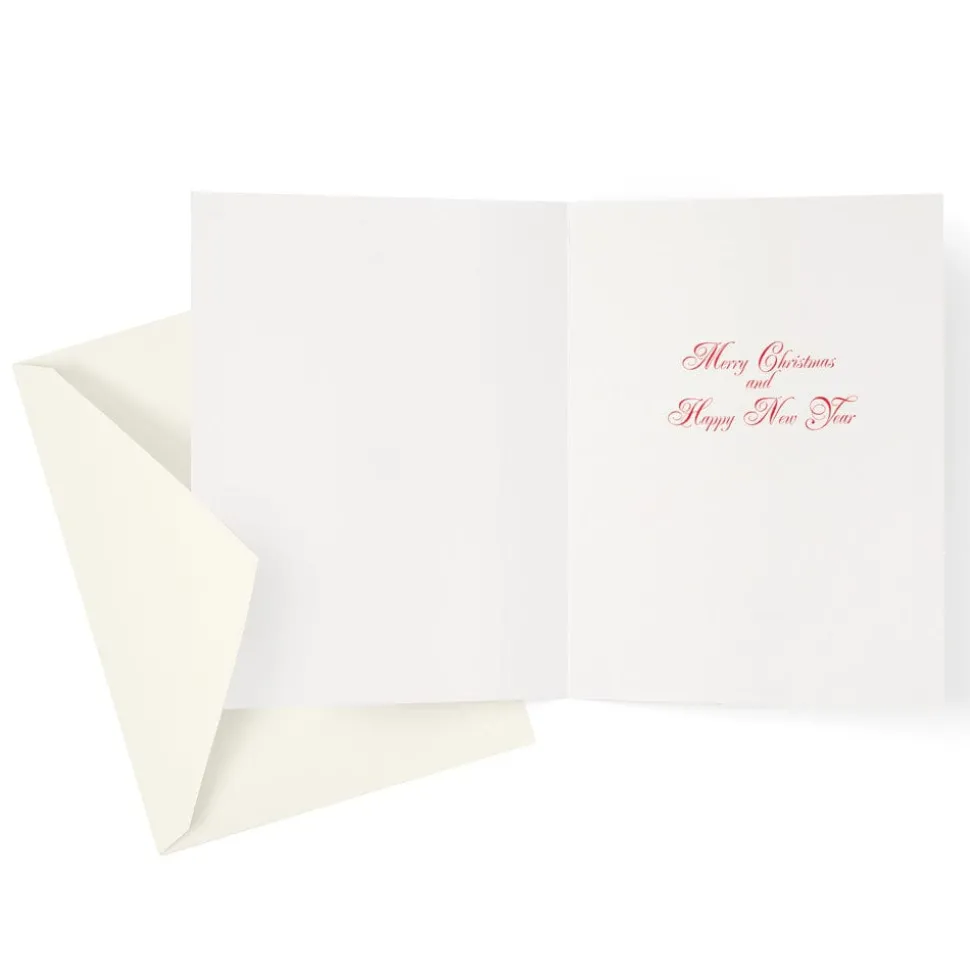 Traditional Santa Large Boxed Christmas Cards - includes 15 cards & envelopes