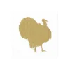 Turkey Fan Paper Cocktail Napkins - 20 Per Package