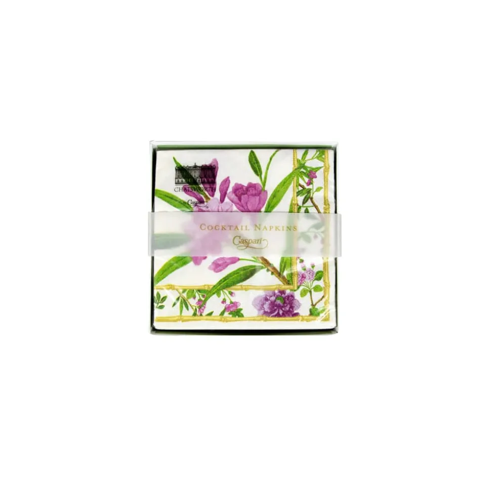 Wellington Ivory Boxed Cocktail Napkins - 40 Per Box