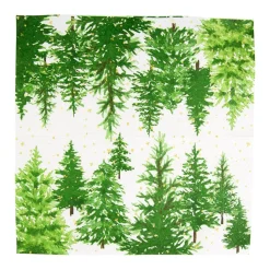 White Christmas Cocktail Napkins - 20 Per Package