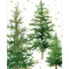 White Christmas Foil Classic Boxed Christmas Cards - includes 10 cards & envelopes