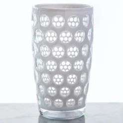 White Lente Acrylic Highball - 1 Each