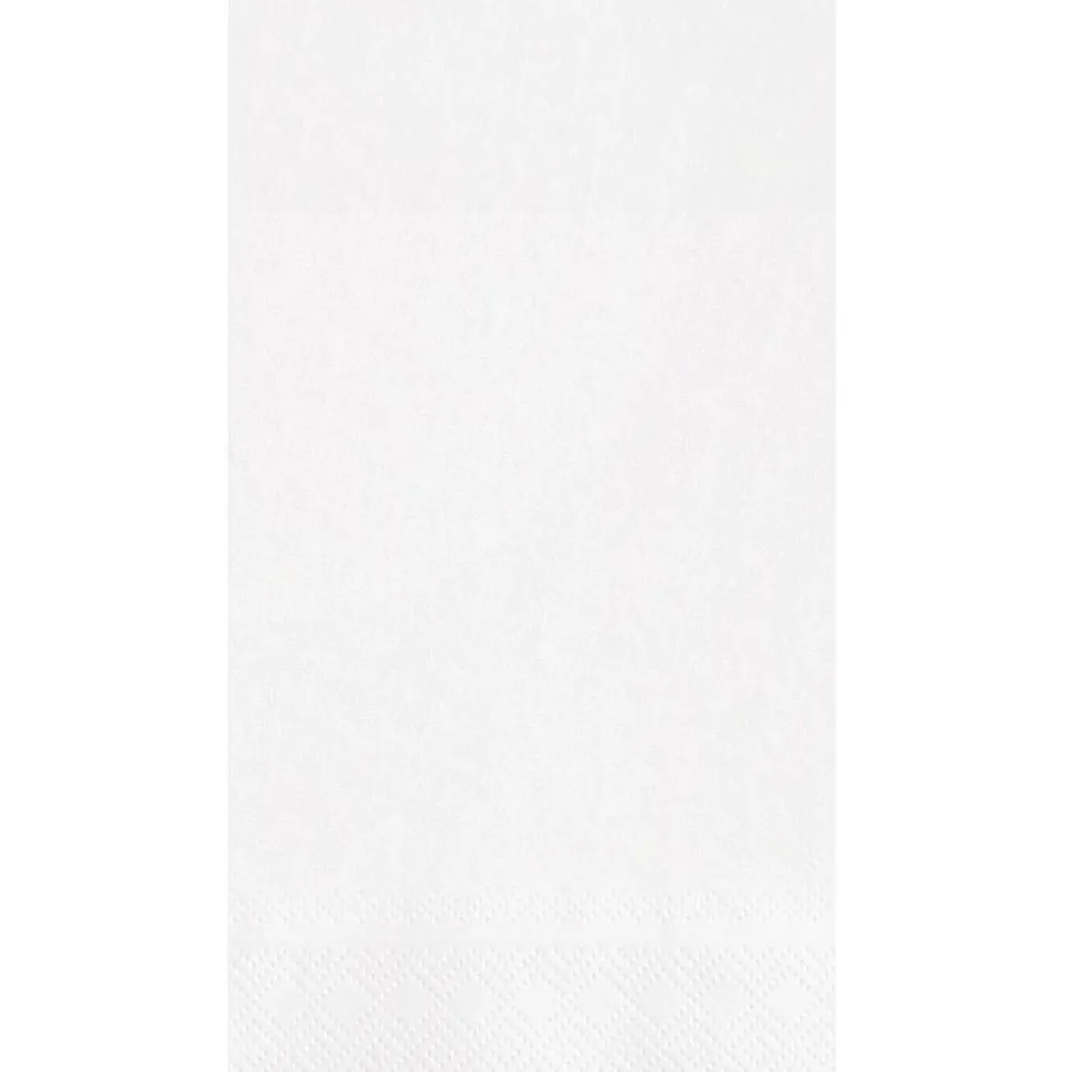 White Pearl Paper Guest Towel Napkins - 15 Per Package