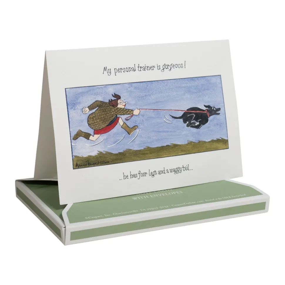 Who's Walking Who? Boxed Note Cards - 8 Note Cards & 8 Envelopes