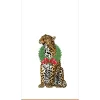 Wild Christmas Ivory Guest Towel Napkins - 15 Per Package