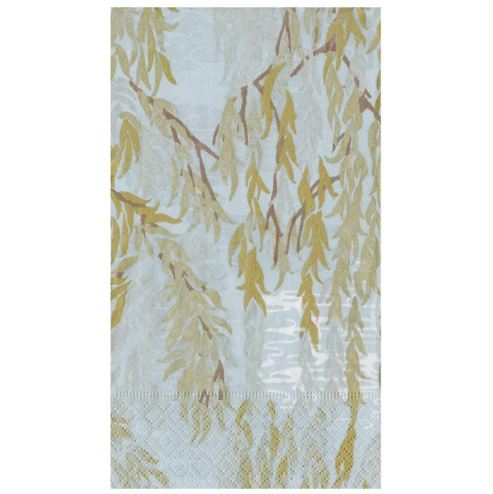Willows Silver Guest Towels - includes 15 Guest Towels