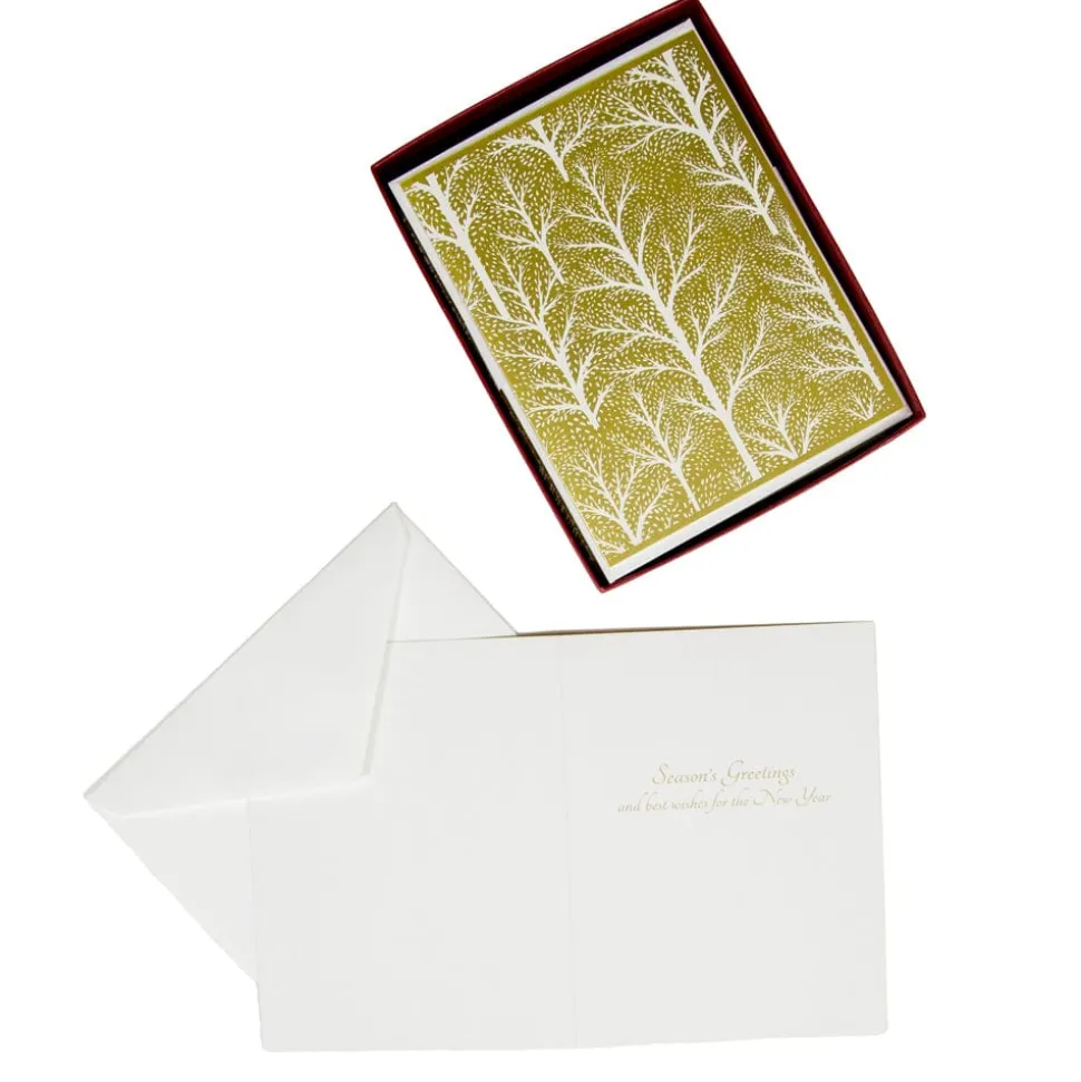 Winter Trees Classic Boxed Christmas Cards - includes 15 cards & envelopes
