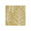 Winter Trees Green & White Boxed Cocktail Napkins - 40 Per Box