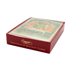 Wintry Window View Classic Boxed Christmas Cards - includes 15 cards & envelopes