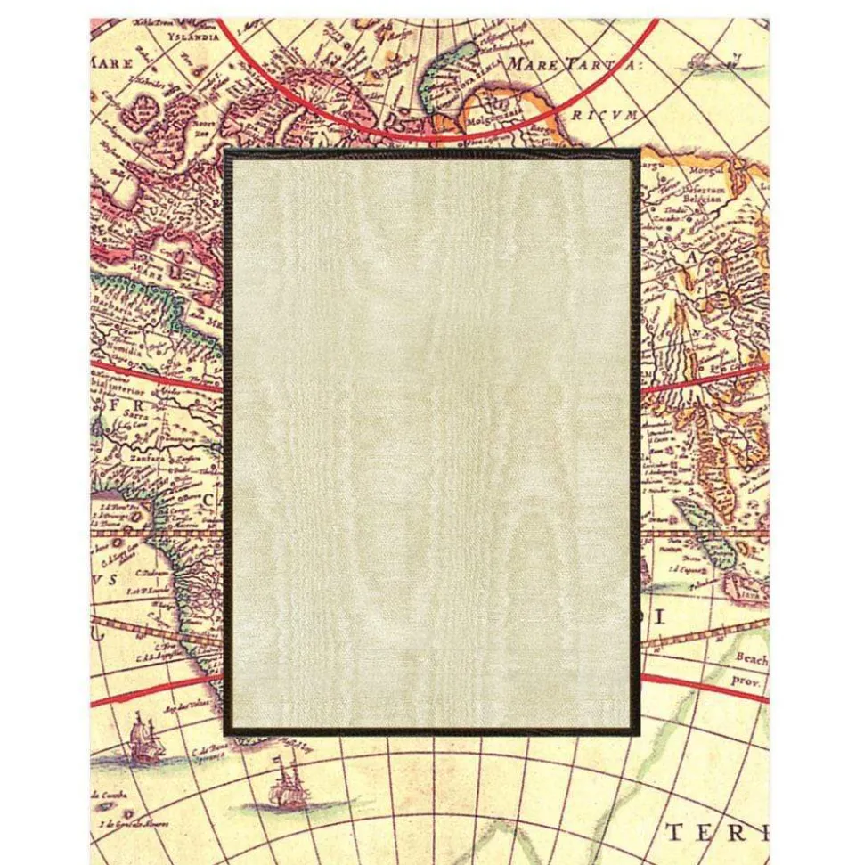 World Map 4" x 6" Picture Frame - 1 Each