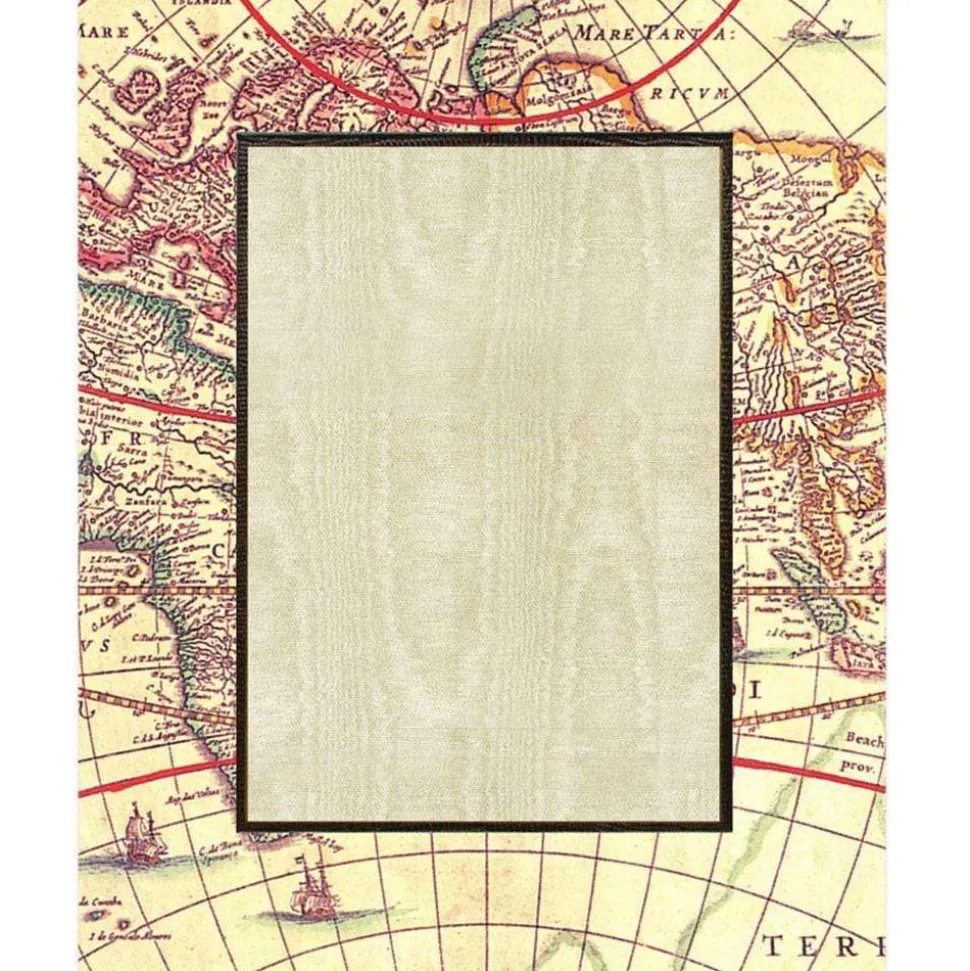 World Map 5" x 7" Picture Frame - 1 Each